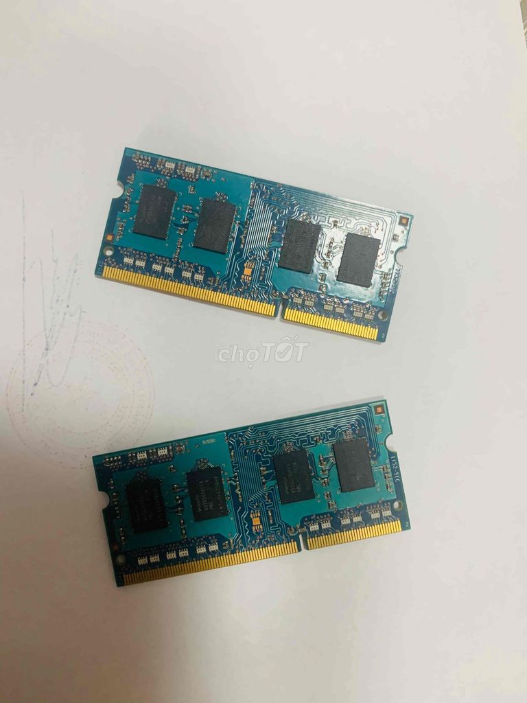 RAM DDR3 SO-DIMM 2GB x 2 PC3-12800S. Mua bán Linh kiện (RAM, Card...) tại Thành phố Thuận An Bình Dương được đăng bởi Hưng Trần hình 1