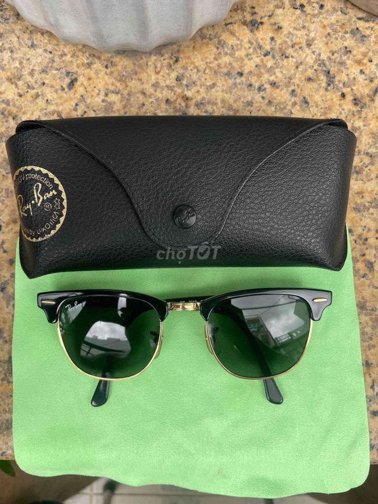 Kính râm Rayban Clubmaster 3016 Đen Vàng. Mua bán Phụ kiện thời trang khác tại Quận Gò Vấp Tp Hồ Chí Minh được đăng bởi vinh hình 1