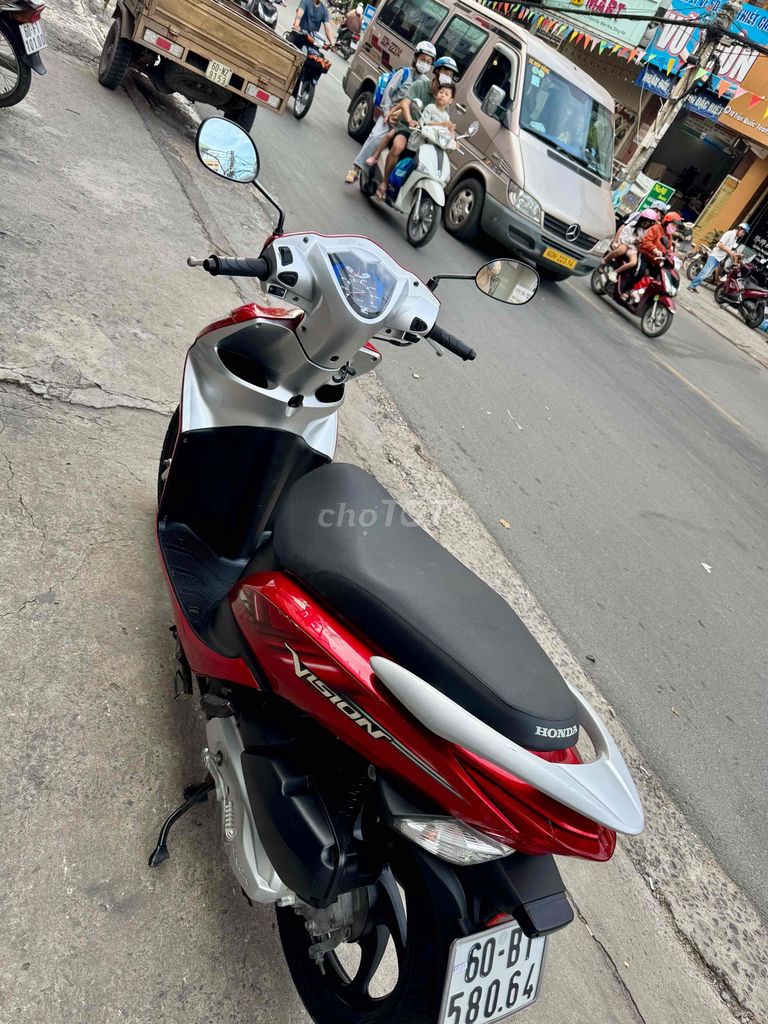 Honda Vision 2013 Đỏ đen. Mua bán Xe máy tại Thành phố Biên Hòa Đồng Nai được đăng bởi XE MÁY CŨ THÀNH MỸ  hình 7