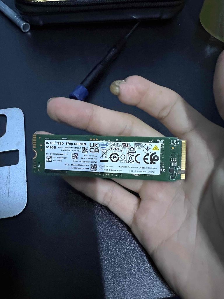 Ổ cứng SSD Intel SSD 670P Series 512GB. Mua bán Linh kiện (RAM, Card...) tại Thành phố Thủ Đức Tp Hồ Chí Minh được đăng bởi Tiên nguyễn hình 1