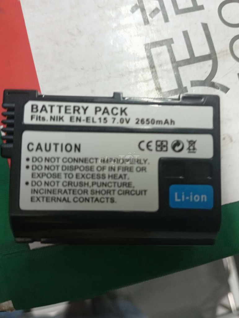 Pin máy ảnh Nikon EN-EL15. Mua bán Máy ảnh, Máy quay tại Quận 8 Tp Hồ Chí Minh được đăng bởi nguyễn trương quý trọng hình 1