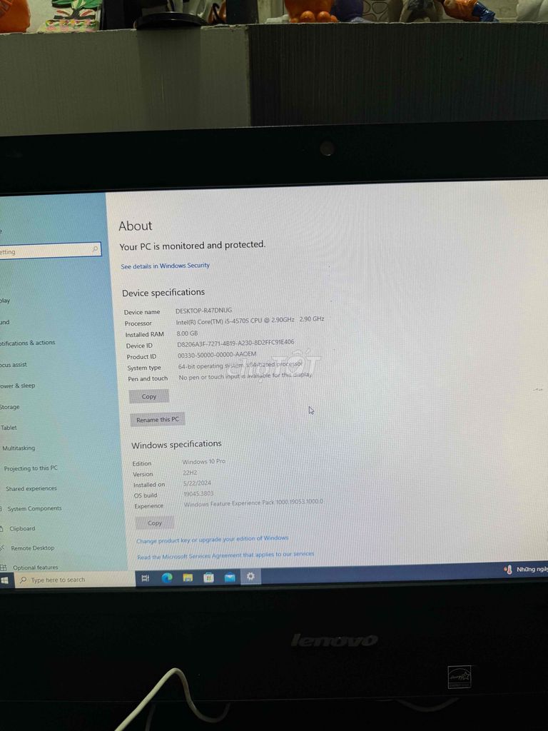 Lenovo All in one thanh ly