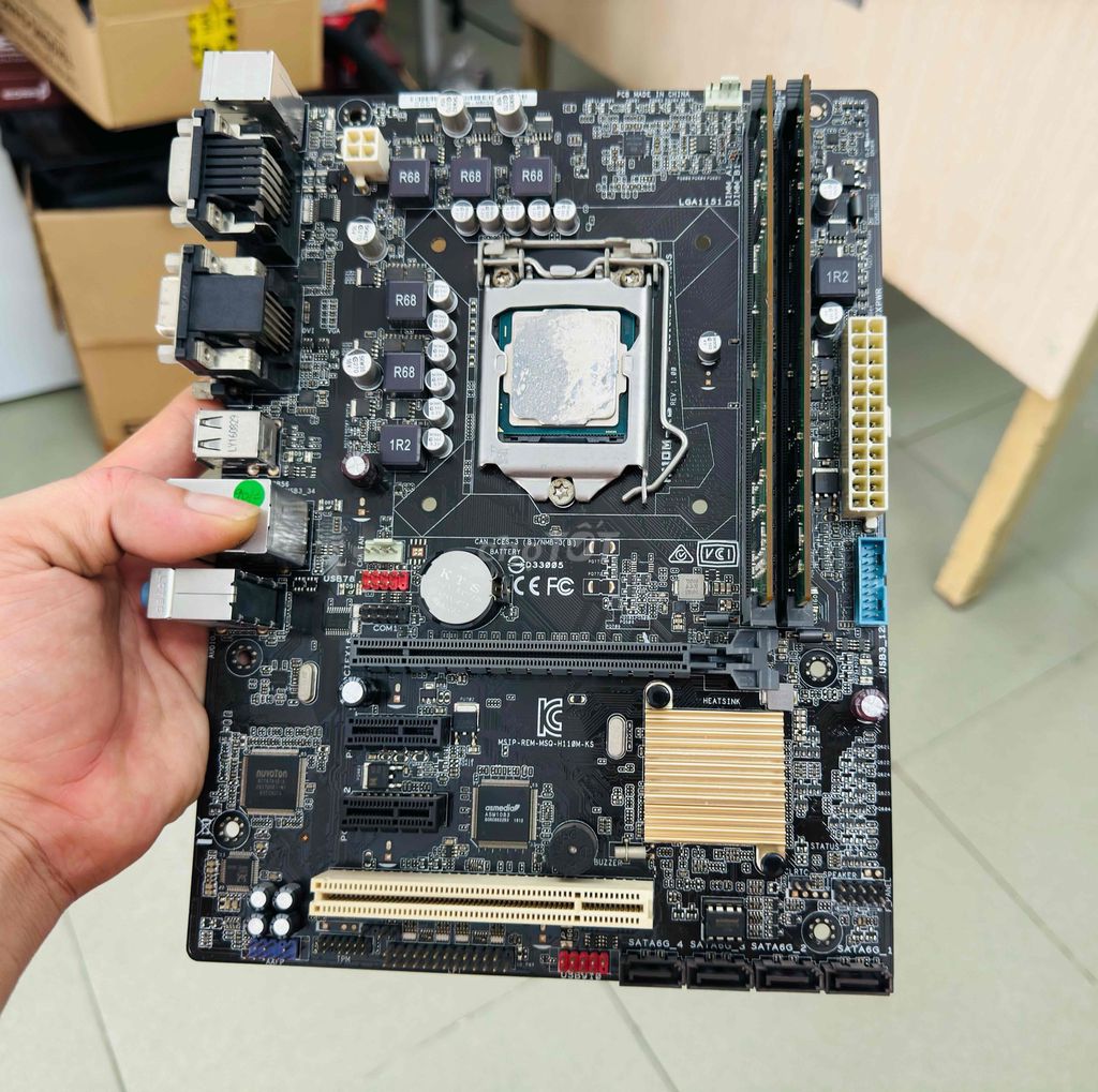 Main Asus H110M-KS, i7 7700, i5 7400, Ram 8GB/2400. Mua bán Linh kiện (RAM, Card...) tại Quận 12 Tp Hồ Chí Minh được đăng bởi Anh Tuan hình 1