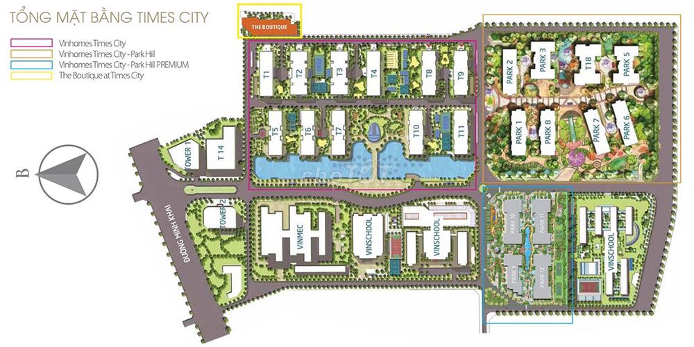 Căn hộ 2 phòng ngủ, 80m2, Park 8 Times City