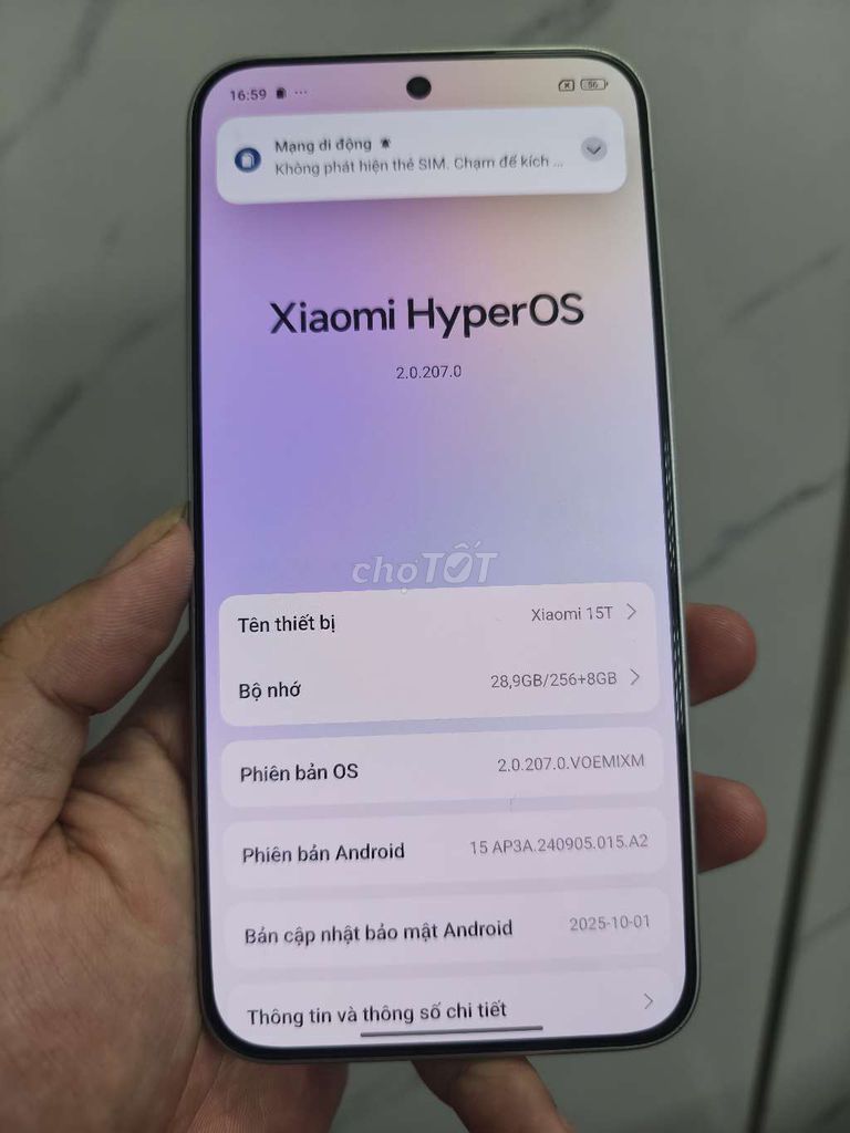 Xiaomi 15T 256GB Bạc . Mua bán Điện thoại tại Quận Hoàng Mai Hà Nội được đăng bởi nguyễn dũng hình 1