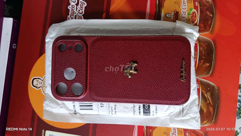 Ốp lưng iPhone 17 Pro Max Đỏ. Mua bán Phụ kiện (Màn hình, Chuột...) tại Huyện Nhà Bè Tp Hồ Chí Minh được đăng bởi Thanh lý hàng new hình 1