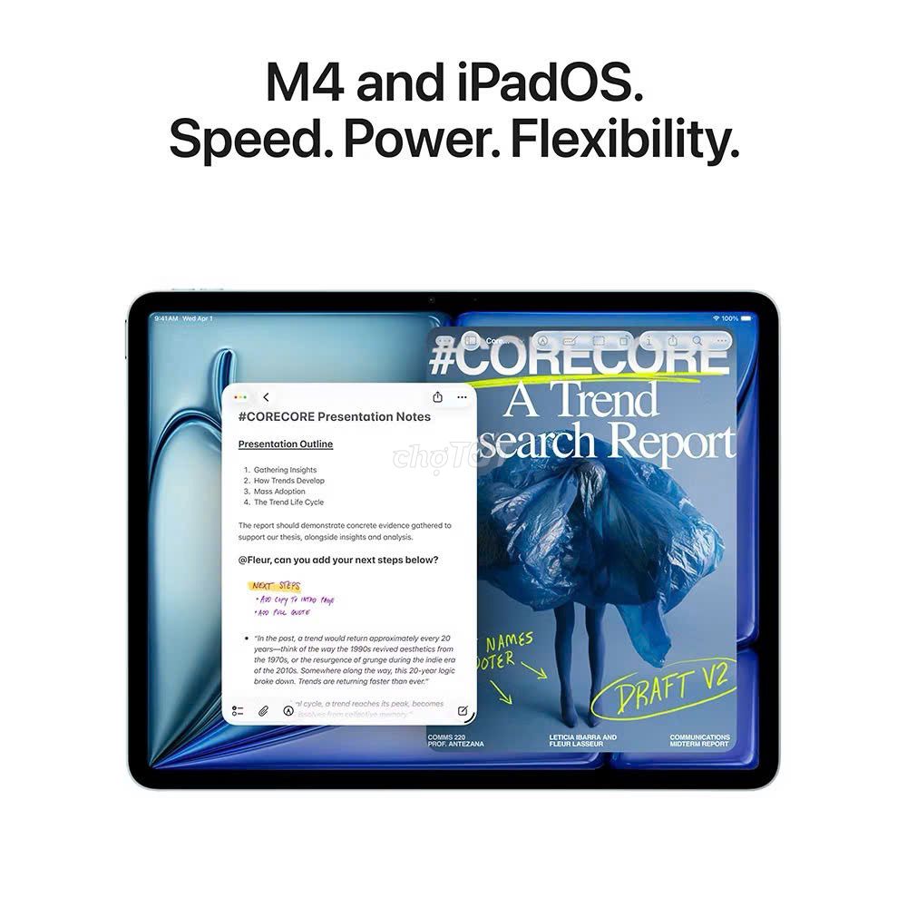 Apple iPad Air M4 11 inch 128GB. Mua bán Máy tính bảng tại Quận Long Biên Hà Nội được đăng bởi Long Nhat Dao hình 1