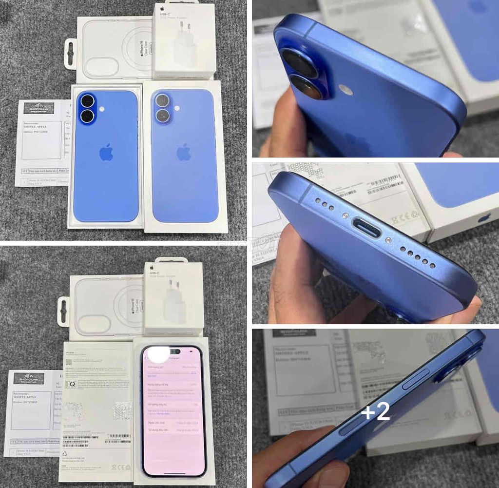 iPhone 16 128GB xanh dương FULLBOX 99% APPLE 2025. Mua bán Điện thoại tại Quận Thanh Xuân Hà Nội được đăng bởi Nguyễn Huy Dũng hình 1