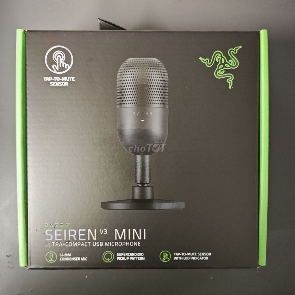 Micro Razer Seiren V3 Mini - Black - Mới 100%. Mua bán Tivi, Âm thanh tại Quận 8 Tp Hồ Chí Minh được đăng bởi Vĩnh Tân hình 1
