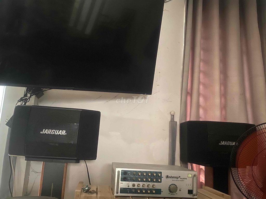 Dàn karaoke Jarguar 800W Đen zin nguyên tem. Mua bán Tivi, Âm thanh tại Quận 7 Tp Hồ Chí Minh được đăng bởi Võ Thành Long hình 1