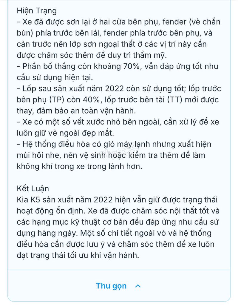 Kia K5 2022 Premium 2.0 AT 55.000 km. Mua bán Ô tô tại Quận Bình Tân Tp Hồ Chí Minh được đăng bởi Lê Thành hình 4