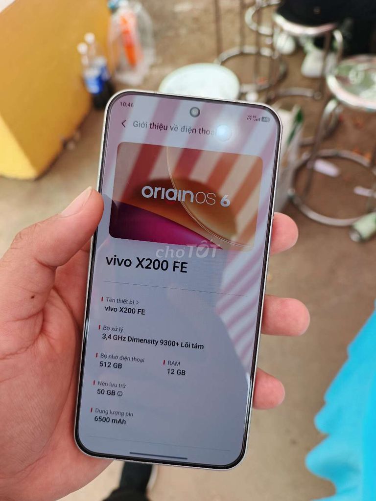 Vivo X200 FE 512GB Quốc tế Chuẩn ZEISS giao lưu. Mua bán Điện thoại tại Huyện Nhà Bè Tp Hồ Chí Minh được đăng bởi Giao Lưu Trãi Nghiệm hình 1