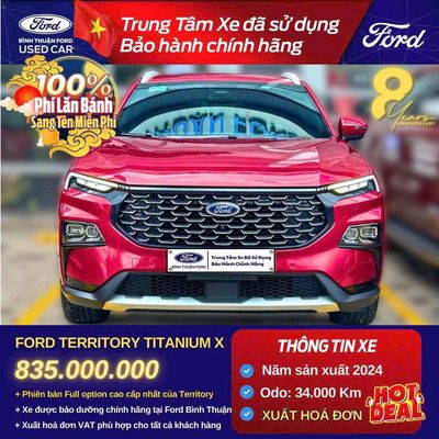 Ford Territory 2024 Titanium X - 34000 km. Mua bán Ô tô tại Thành phố Phan Rang-Tháp Chàm Ninh Thuận được đăng bởi Nguyễn Phúc