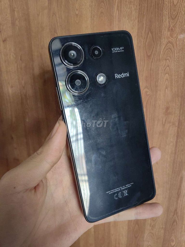 Xiaomi Redmi Note 13 6GB/128GB Đen Đã sử dụng. Mua bán Điện thoại tại Thành phố Biên Hòa Đồng Nai được đăng bởi Nguyễn Hoàng Anh hình 1