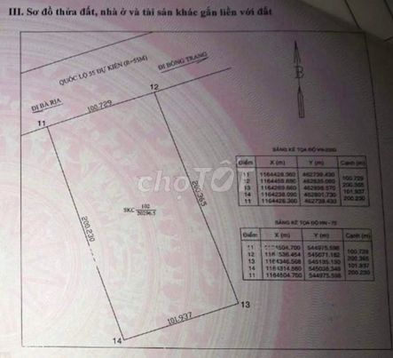 100m mặt tiền nhà xưởng 20300m2 đường Hùng Vương-Phước Bửu-Xuyên Mộc.