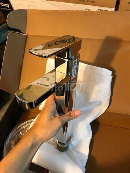 Vòi lavabo V-CSUSA Đồng Bạc. Mua bán Thiết bị vệ sinh, nhà tắm tại Quận Thanh Xuân Hà Nội được đăng bởi Đào Thanh Bình hình 1