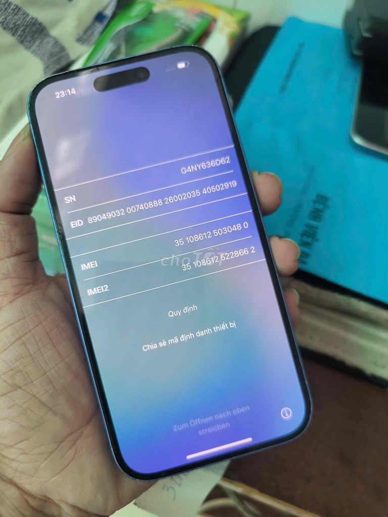 iPhone 16 Xanh Hỏng. Mua bán Điện thoại tại Quận 12 Tp Hồ Chí Minh được đăng bởi nnh hình 1