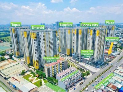 CHO THUÊ CHUNG CƯ BCONS NGAY MẶT TIỀN THỐNG NHẤT _LÀNG ĐẠI HỌC