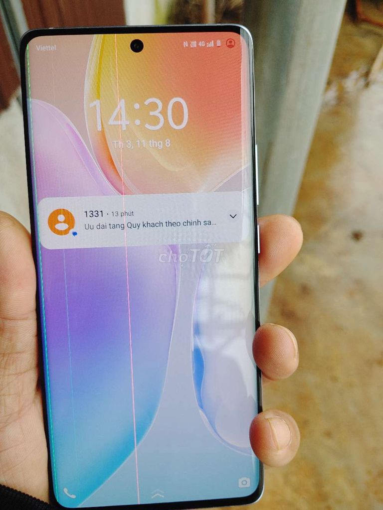 Vivo X7 Pro Xanh Sọc màn nhẹ. Mua bán Điện thoại tại Huyện Di Linh Lâm Đồng được đăng bởi Ngô Xuân Thái hình 1