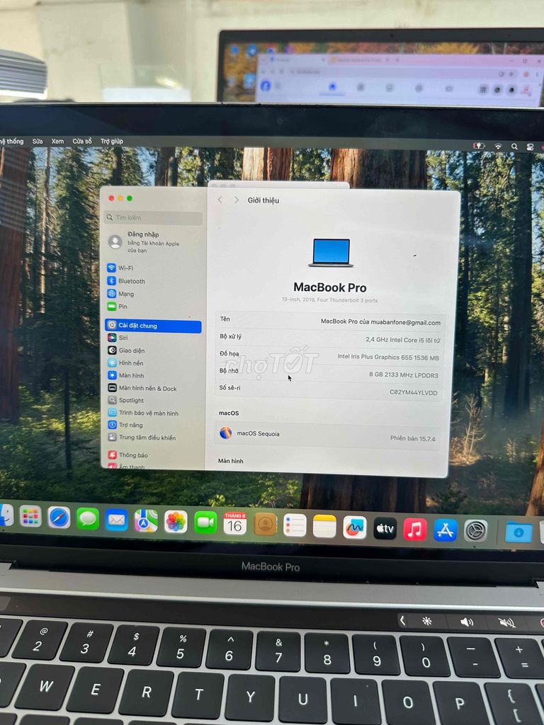 Apple MacBook Pro A1989 i5 8GB/500GB Xám. Mua bán Laptop tại Quận Phú Nhuận Tp Hồ Chí Minh được đăng bởi hoang anh 255 hình 1