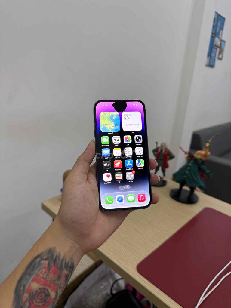 Apple iPhone 14 Pro 128GB Tím. Mua bán Điện thoại tại Quận Đống Đa Hà Nội được đăng bởi KT Hà Nội Mobile hình 1