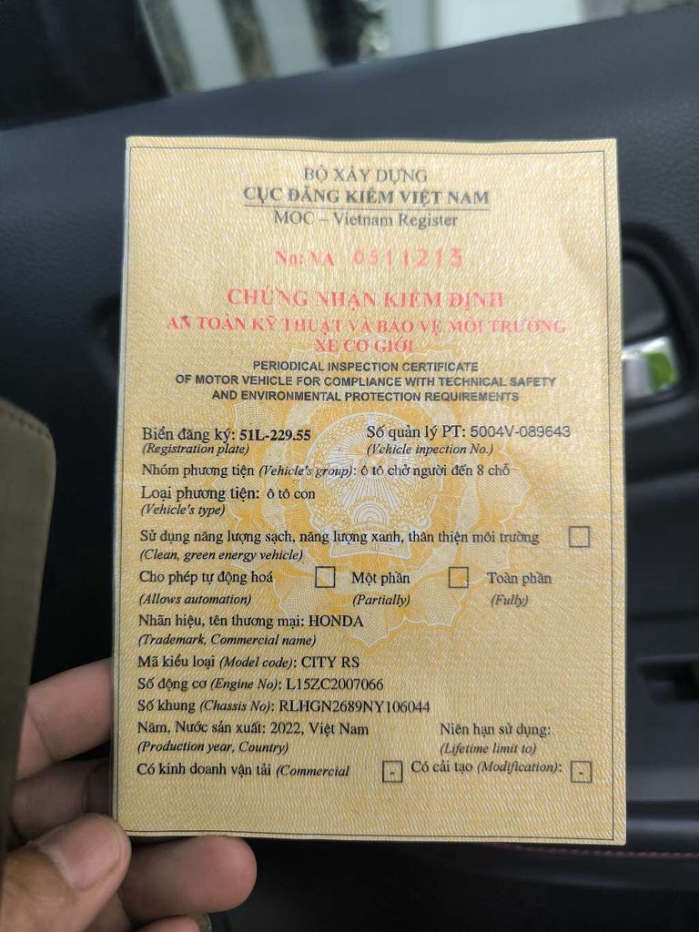 240 2022 1.5 RS - 75000 km. Mua bán Ô tô tại Thành phố Thủ Đức Tp Hồ Chí Minh được đăng bởi văn lộc trần hình 3