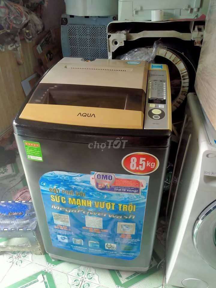 Máy giặt Aqua 8kg Xám Đã sử dụng. Mua bán Máy giặt tại Huyện Củ Chi Tp Hồ Chí Minh được đăng bởi Điện Lạnh Thanh Lý  hình 1