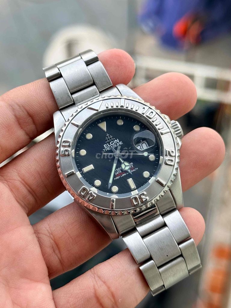 Đồng hồ Elgin Treasure Nam Thép Bạc. Mua bán Đồng hồ tại Thành phố Qui Nhơn Bình Định được đăng bởi Nguyễn Quốc Cường hình 1