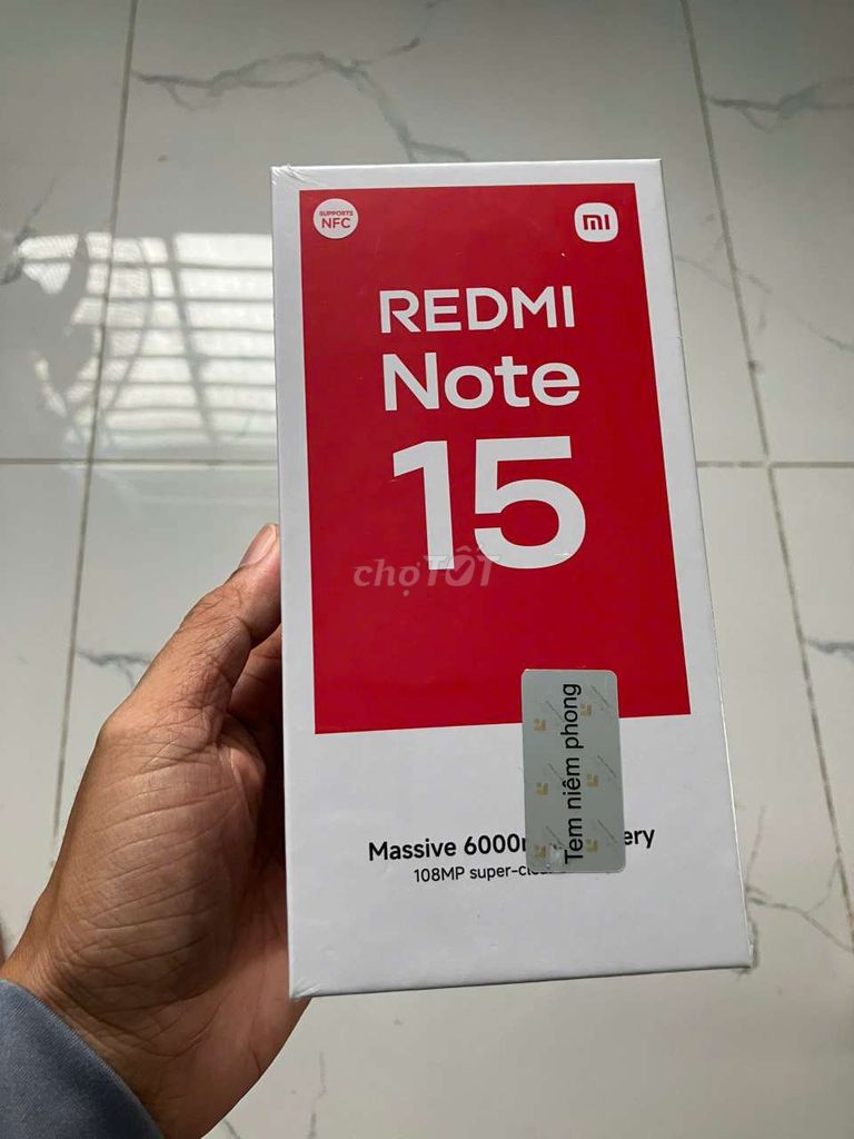 Xiaomi Redmi Note 15 6GB/128GB Mới. Mua bán Điện thoại tại Quận Ninh Kiều Cần Thơ được đăng bởi Duy Bùi hình 1