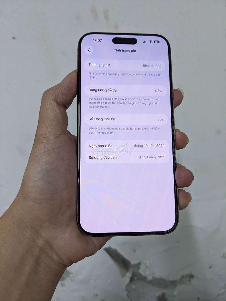 Apple iPhone 16 Pro Max Vàng. Mua bán Điện thoại tại Thành phố Thái Bình Thái Bình được đăng bởi Trang hình 1