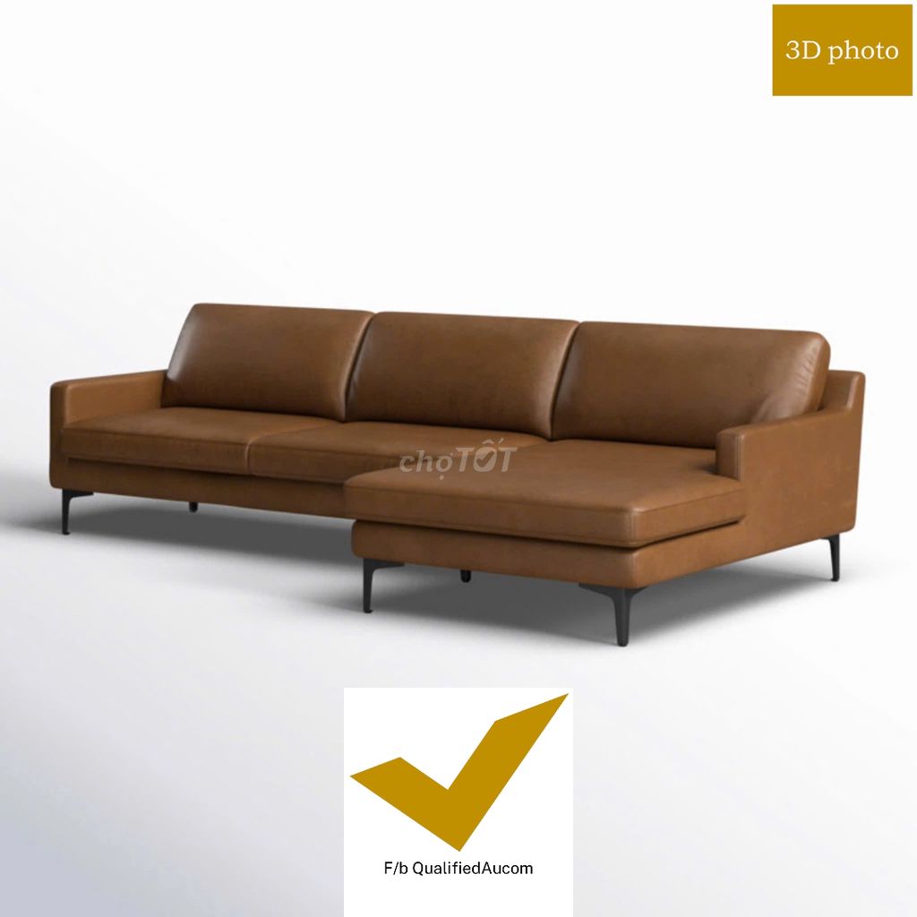 Sofa da bò thật sang trọng giá tốt tại Tp.HCM. Mua bán Bàn ghế tại Quận 7 Tp Hồ Chí Minh được đăng bởi QualifiedAu hình 3