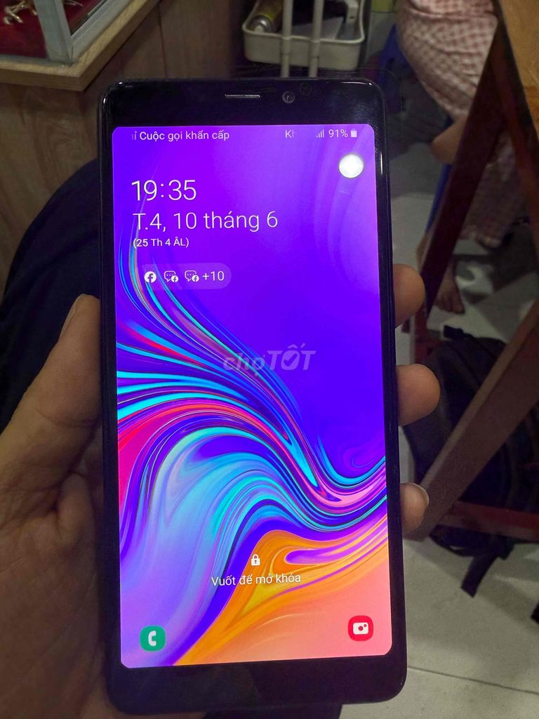 Samsung A9 6GB/128GB Xanh dương. Mua bán Điện thoại tại Quận Liên Chiểu Đà Nẵng được đăng bởi Trung Trần hình 1