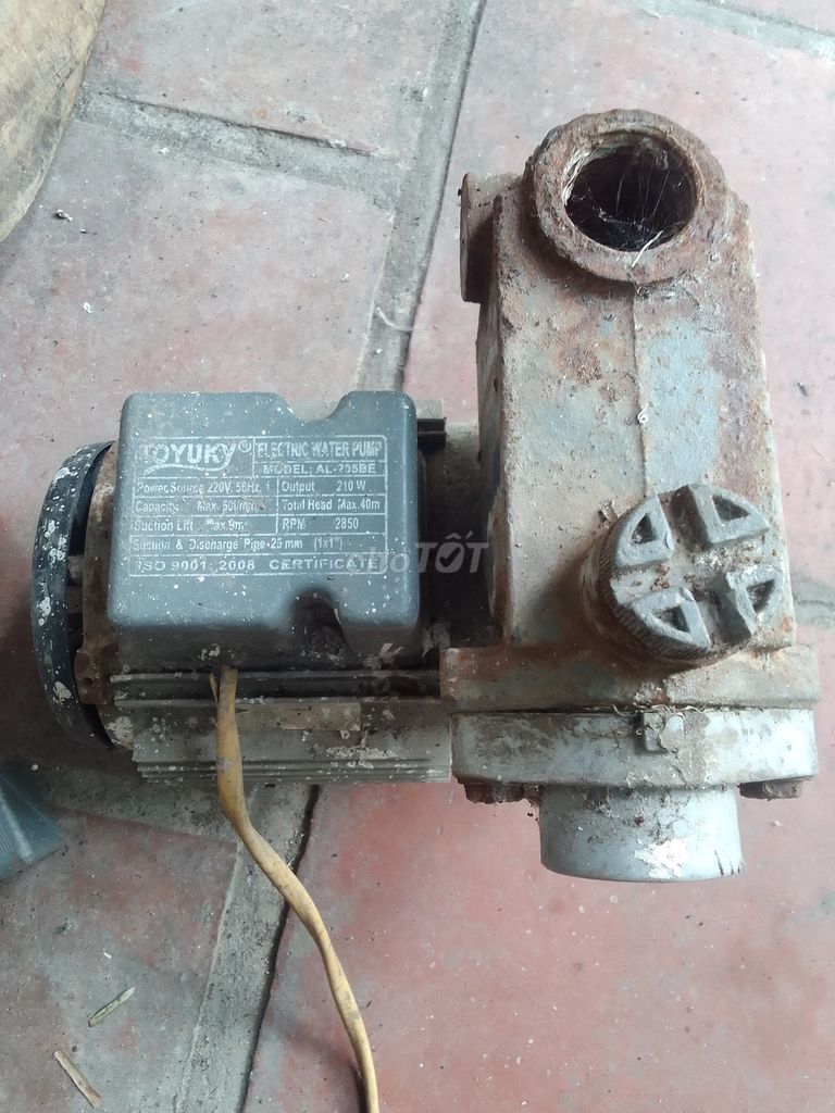 Máy bơm nước TOYUKY AL-295BE. Mua bán Đồ chuyên dụng, Giống nuôi trồng tại Thành phố Vĩnh Yên Vĩnh Phúc được đăng bởi nguyễn văn khánh hình 1