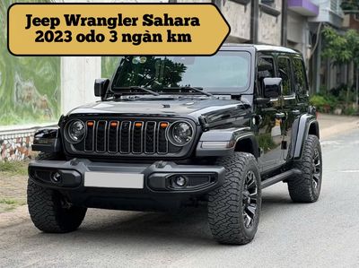 Jeep Wrangler Sahara 2023 Đen 3500 km