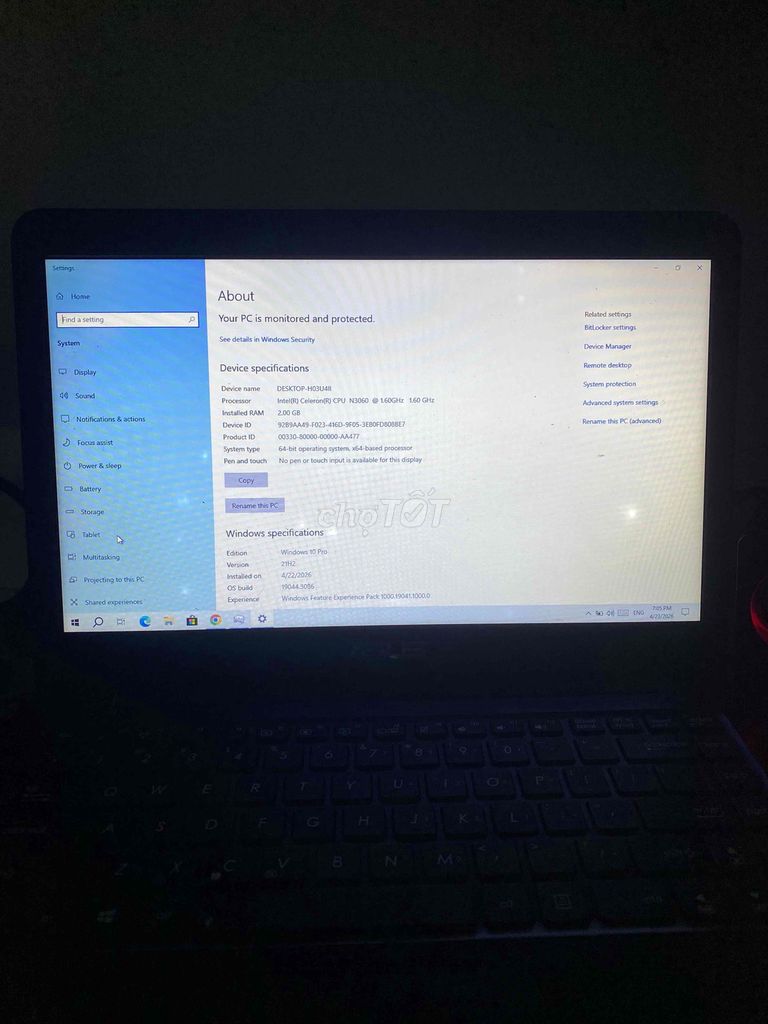 Laptop ASUS X200MA Celeron N2830. Mua bán Laptop tại Quận Thanh Khê Đà Nẵng được đăng bởi Nhi Huyết hình 1