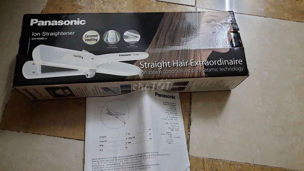 Máy duỗi tóc Panasonic EH-HS60-W. Mua bán Nội thất, đồ gia dụng khác tại Quận Bình Thạnh Tp Hồ Chí Minh được đăng bởi phạm Tuấn hình 1