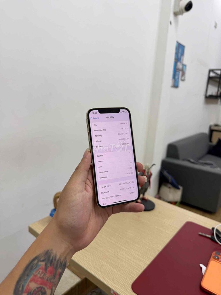 Apple iPhone 12 Pro 128GB Vàng. Mua bán Điện thoại tại Quận Đống Đa Hà Nội được đăng bởi TP Hanoi Mobile hình 1