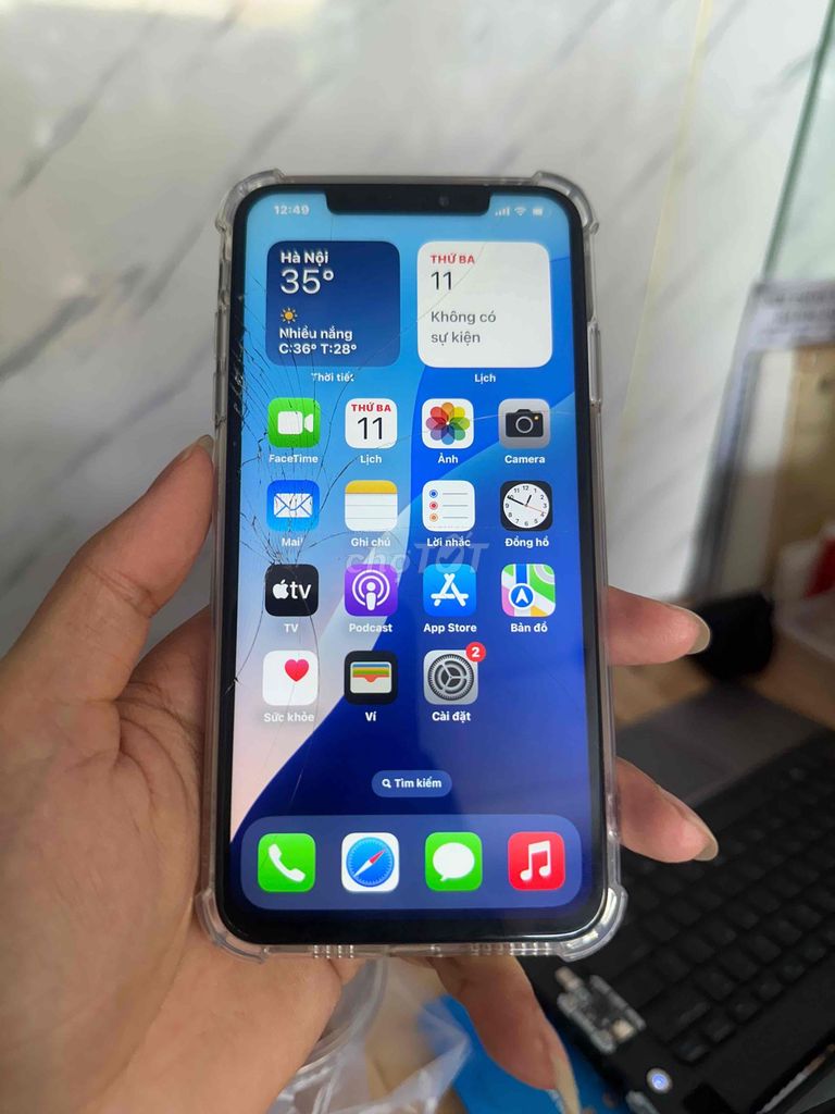 Apple iPhone Xs Max 64GB Trắng Hư Face ID, cam. Mua bán Điện thoại tại Quận 12 Tp Hồ Chí Minh được đăng bởi Nguyễn Cao Cường hình 1