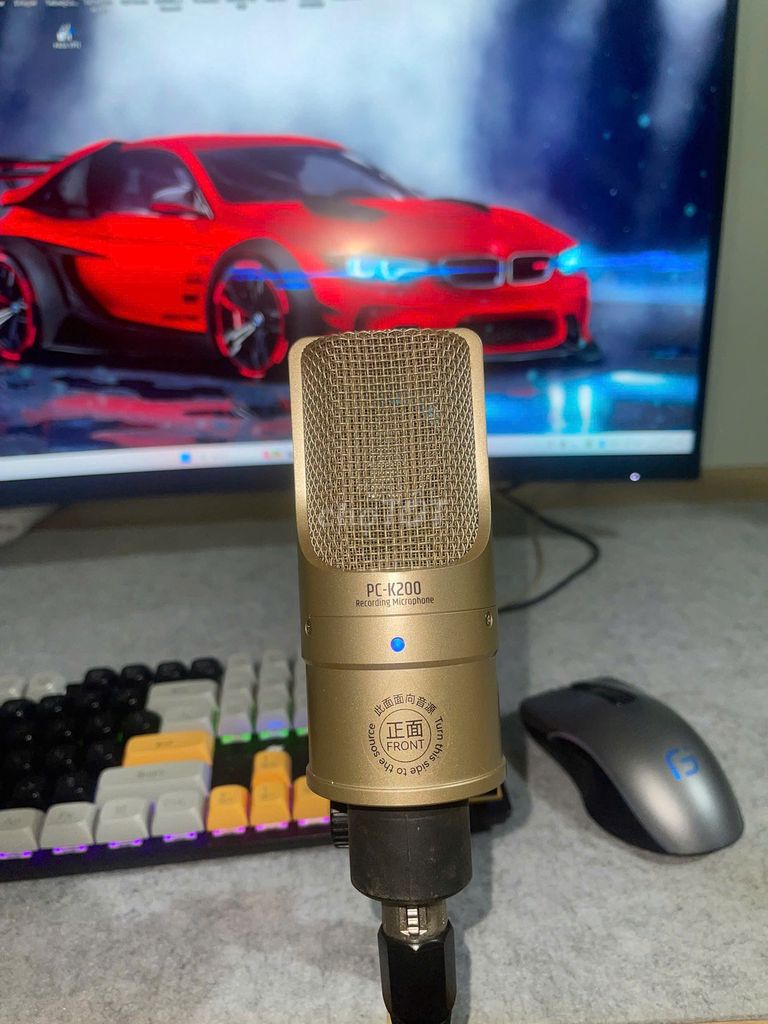 Microphone PC-K200 Vàng Mới. Mua bán Tivi, Âm thanh tại Huyện Lệ Thủy Quảng Bình được đăng bởi Lê công minh hình 1