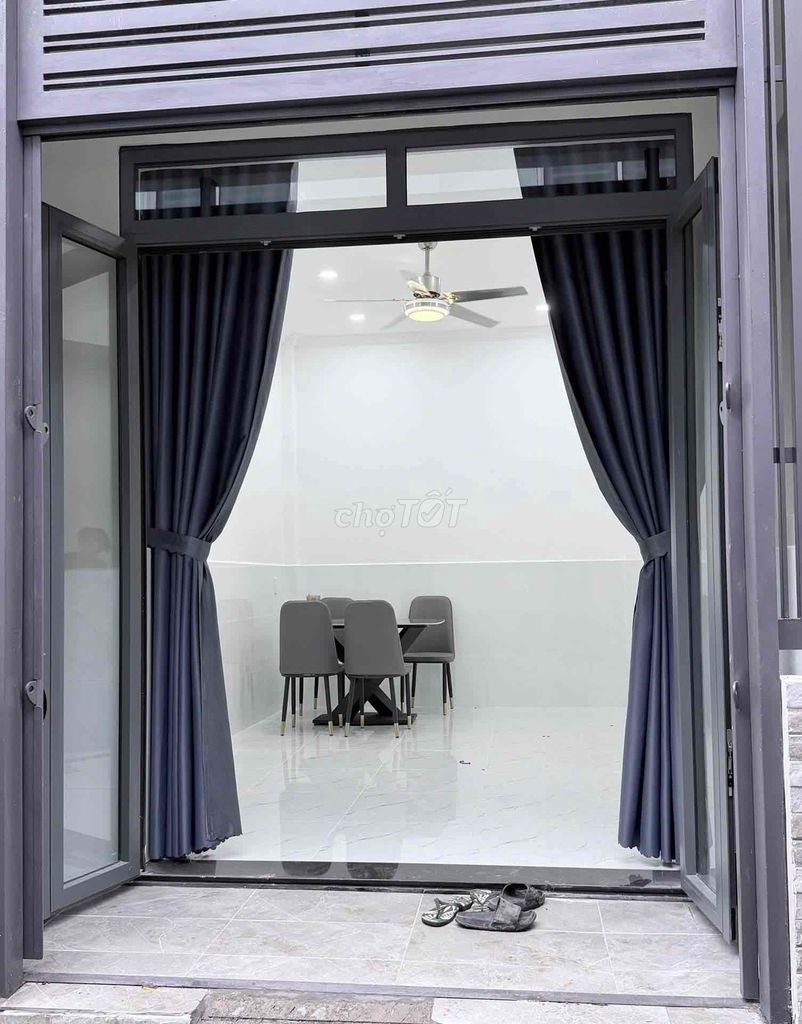 Nhà mới 1 trục ra Phan Văn Trị - đối diện Cityland - Gò Vấp