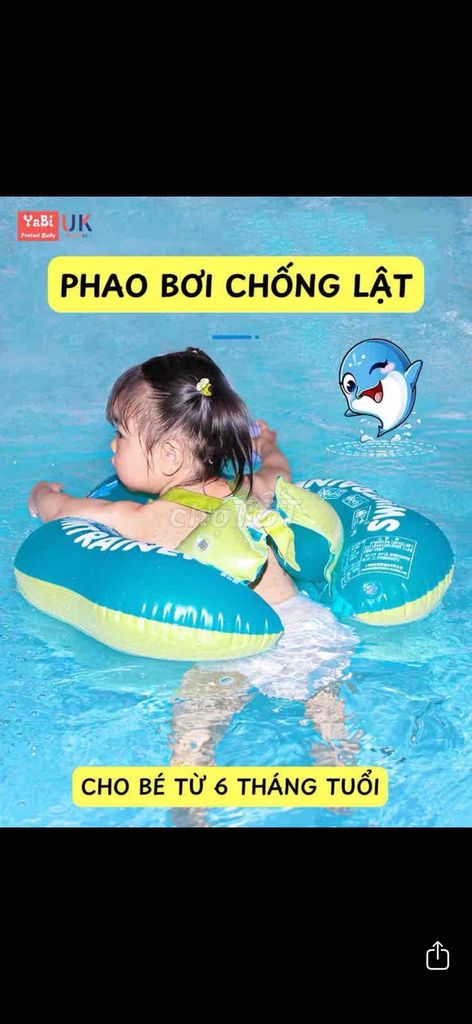 Phao bơi YaBi UK Chống lật cho bé. Mua bán Mẹ và bé tại Quận Bình Thạnh Tp Hồ Chí Minh được đăng bởi Bảo hình 1