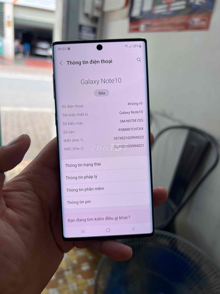 Samsung Note 10 Bạc Đa Sắc 8/256G 2 Sim. Mua bán Điện thoại tại Quận Thanh Xuân Hà Nội được đăng bởi Hoàng Huy Đỗ hình 1