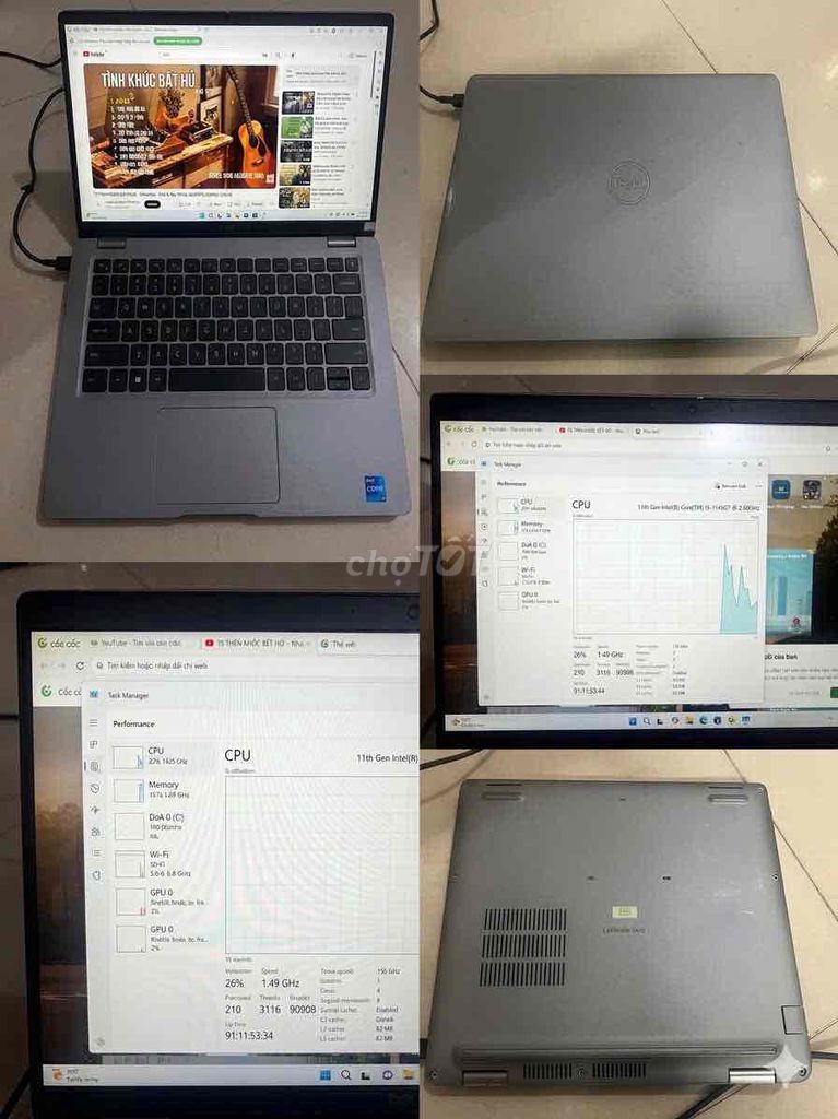 Dell Latitude 5420 i5 8GB Xám. Mua bán Laptop tại Quận Tân Bình Tp Hồ Chí Minh được đăng bởi Ms Cẩm hình 1