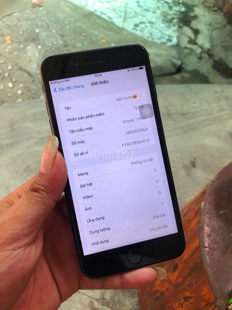 Apple iPhone 7 Plus 256GB Đen. Mua bán Điện thoại tại Quận 10 Tp Hồ Chí Minh được đăng bởi Hội Đồ Điện Tử hình 1