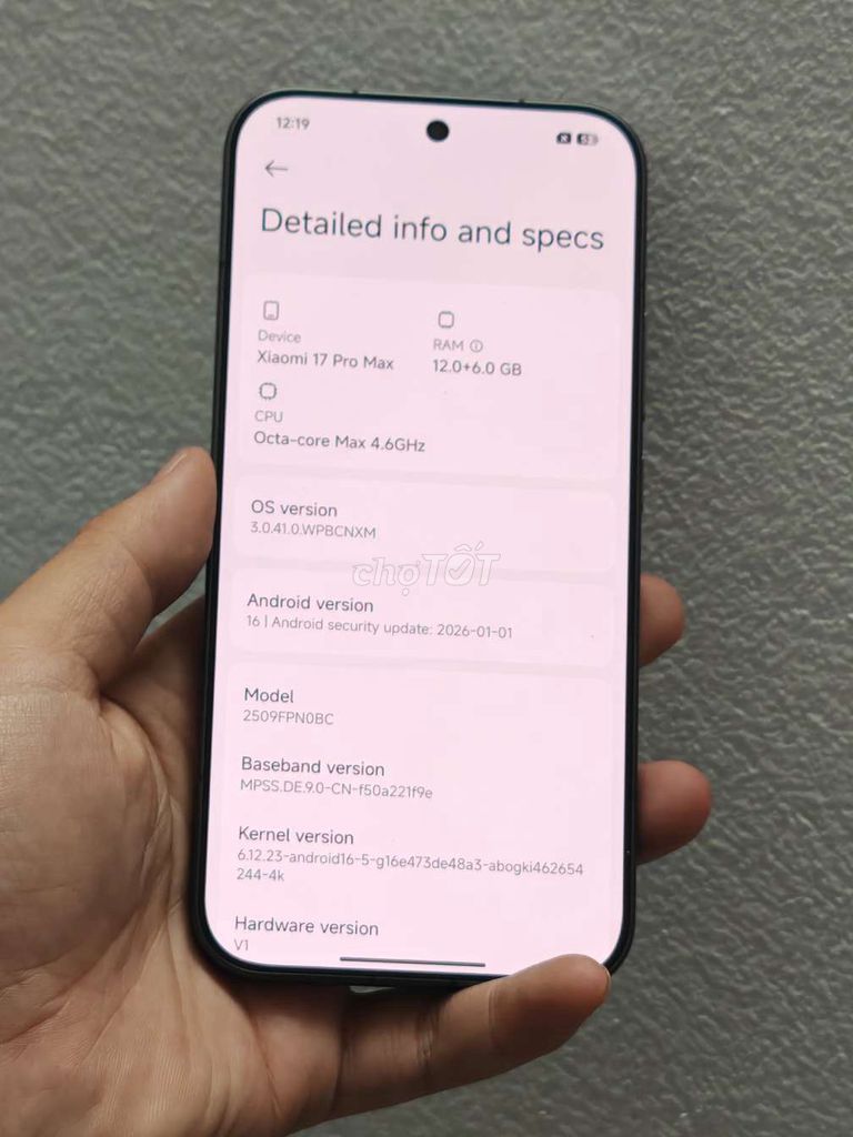 Xiaomi 17 Pro Max 512GB Xám fullbox. Mua bán Điện thoại tại Thị xã Mỹ Hào Hưng Yên được đăng bởi KING STORE hình 1