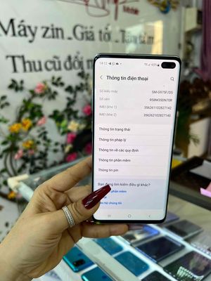 Samsung S10 Plus 128GB Xanh Đã dùng