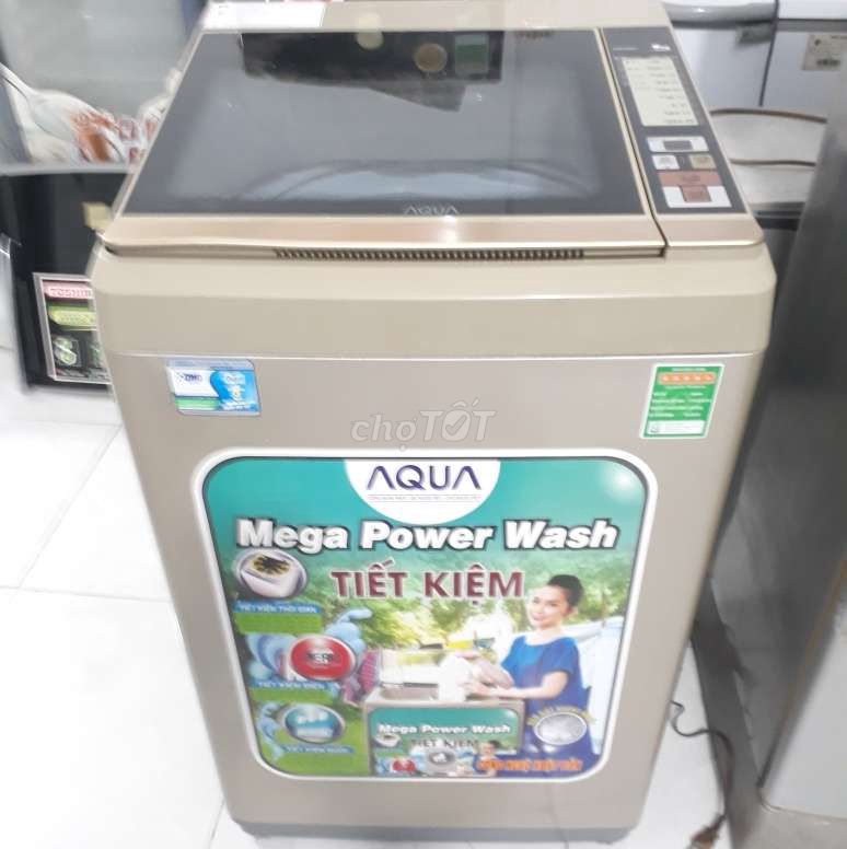 Máy giặt AQUA 9kg giặt vắt êm 🍇🍇🍇. Mua bán Máy giặt tại Quận 12 Tp Hồ Chí Minh được đăng bởi Phương Anh  hình 1