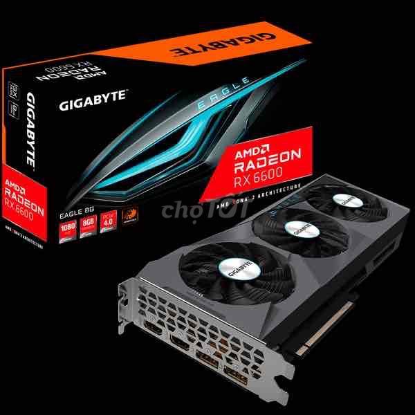 bán Vga RX 6600 8g 3 fan Gigabyte