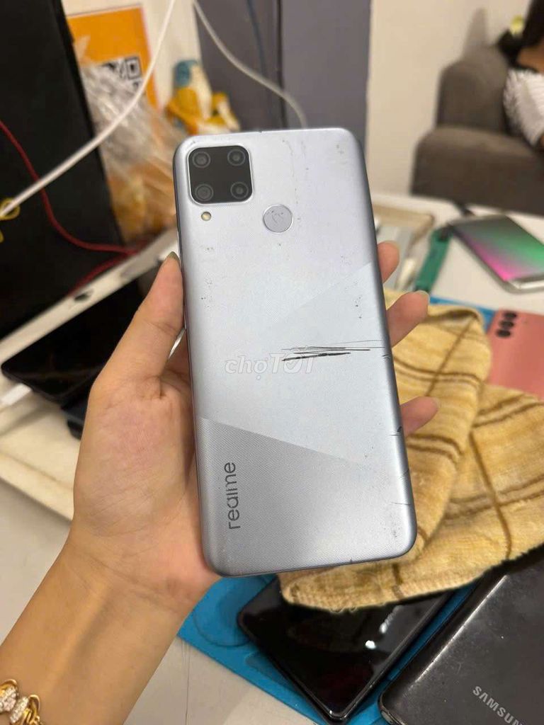 realme c15, 64g, pin 5000, zin full. Mua bán Điện thoại tại Thành phố Thủ Dầu Một Bình Dương được đăng bởi Phước Mobile hình 1