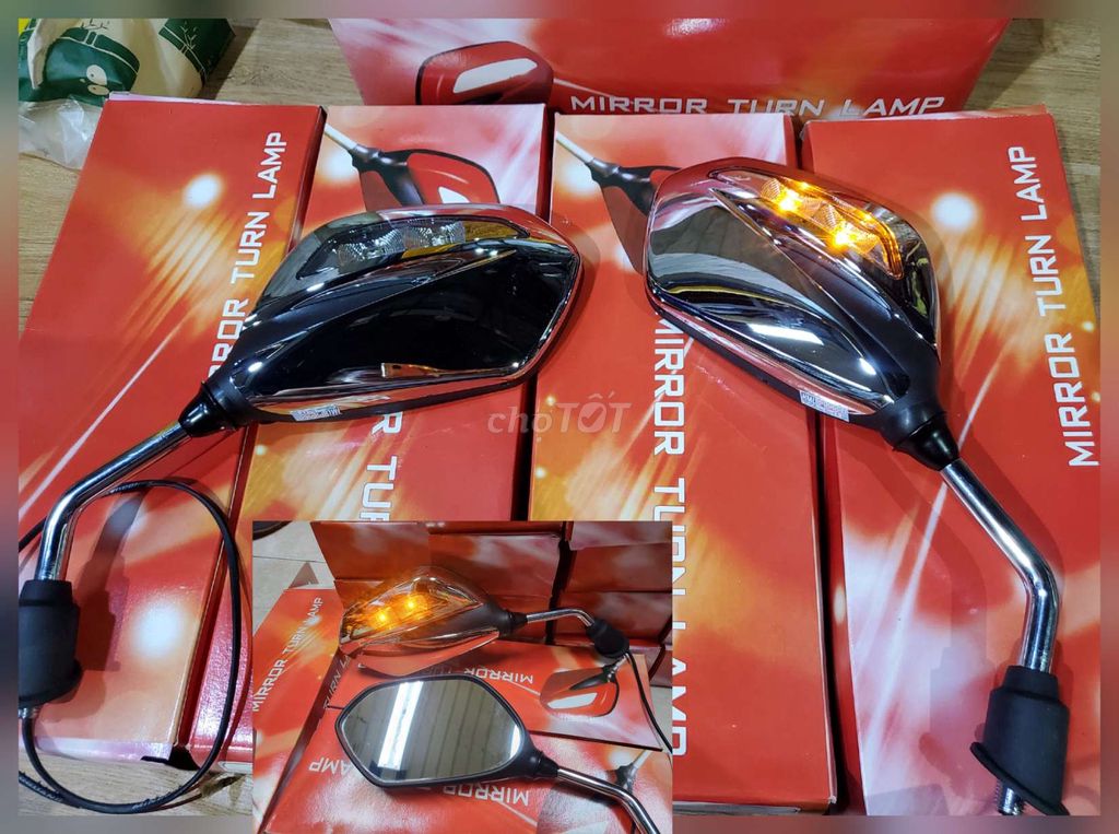 Cặp gương chiếu hậu có tích hợp đèn led xinhan,Mới. Mua bán Phụ tùng xe tại Thành phố Thủ Đức Tp Hồ Chí Minh được đăng bởi NGỌC DIỄM  hình 2